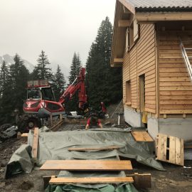 Neubau Hirtenhütte & Wasserversorgung, Unterlaui, Weisstannental